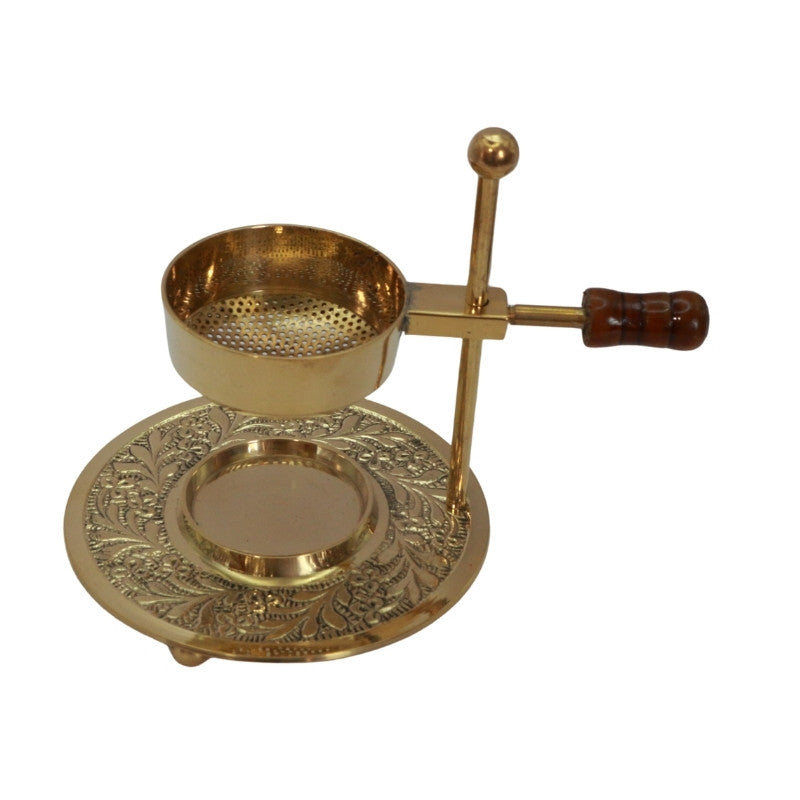 Adjustable Brass Tealight Resin Incense Burner