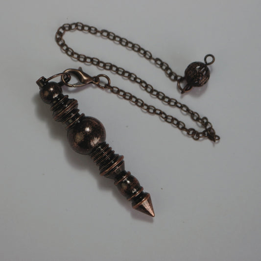 Long Bronze Pendulum- Dowsing and Divination, great for Reiki, Tarot, Wicca