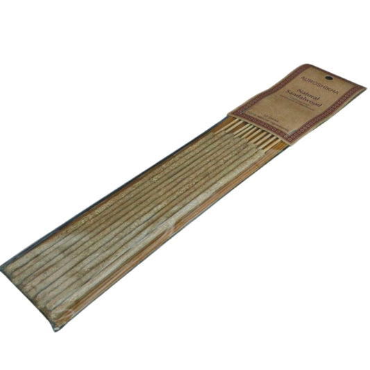 pk of auroshikha natural incense on a white background