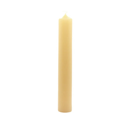 Natural Beeswax Pillar Candle (40 x 250mm)-35 Hour Burn Time