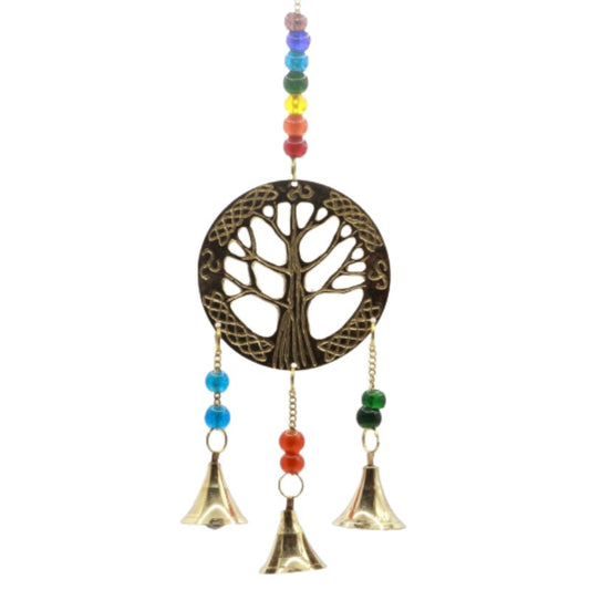 Tree Of Life Chakra Brass Bells