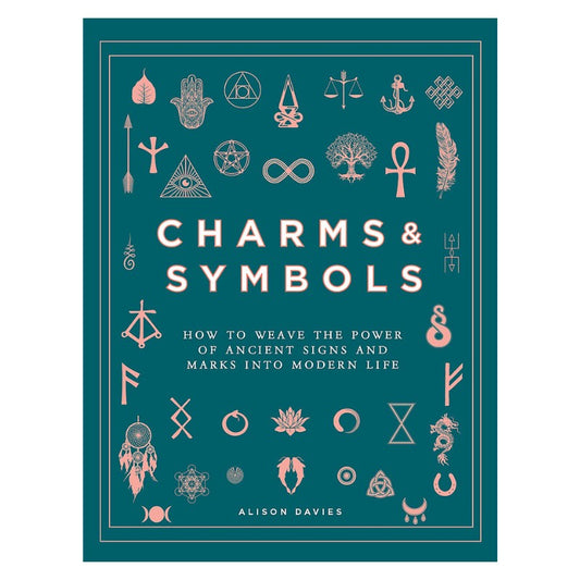 front cover of book- charms and symbols by alison davies