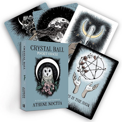 Cards and box  from the Crystal ball pocket oracle deck
