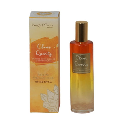 Healing Crystals Room Spray- Song of India -Clear Quartz