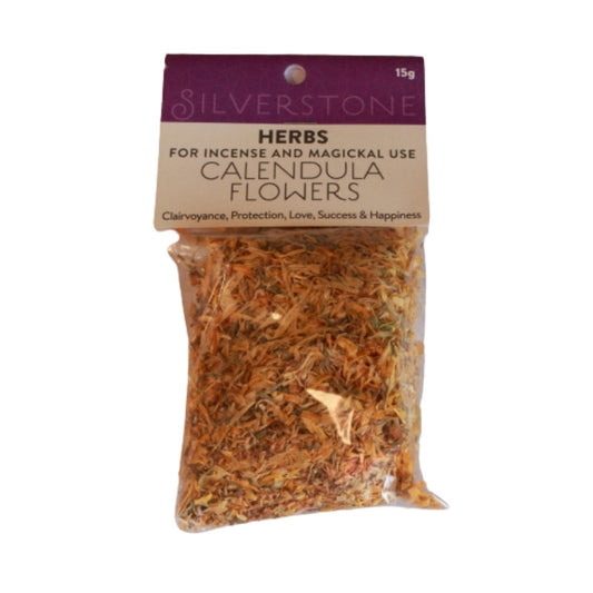 packet of dried herbs- calendula flowers