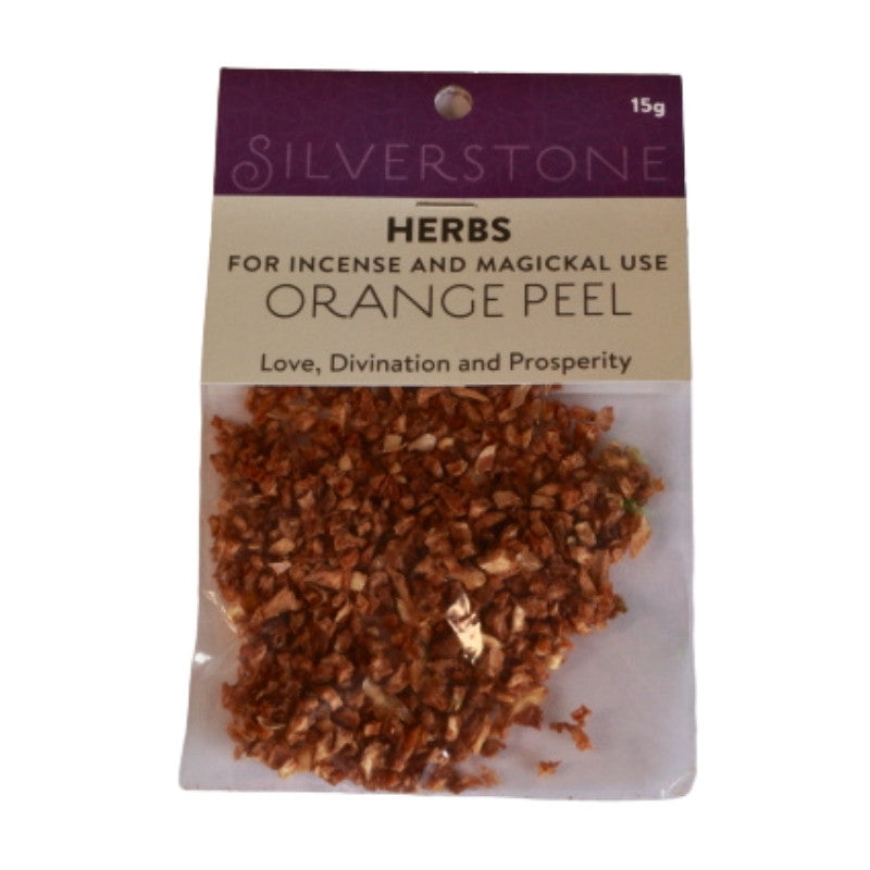 pack of dried herbs- orange peel