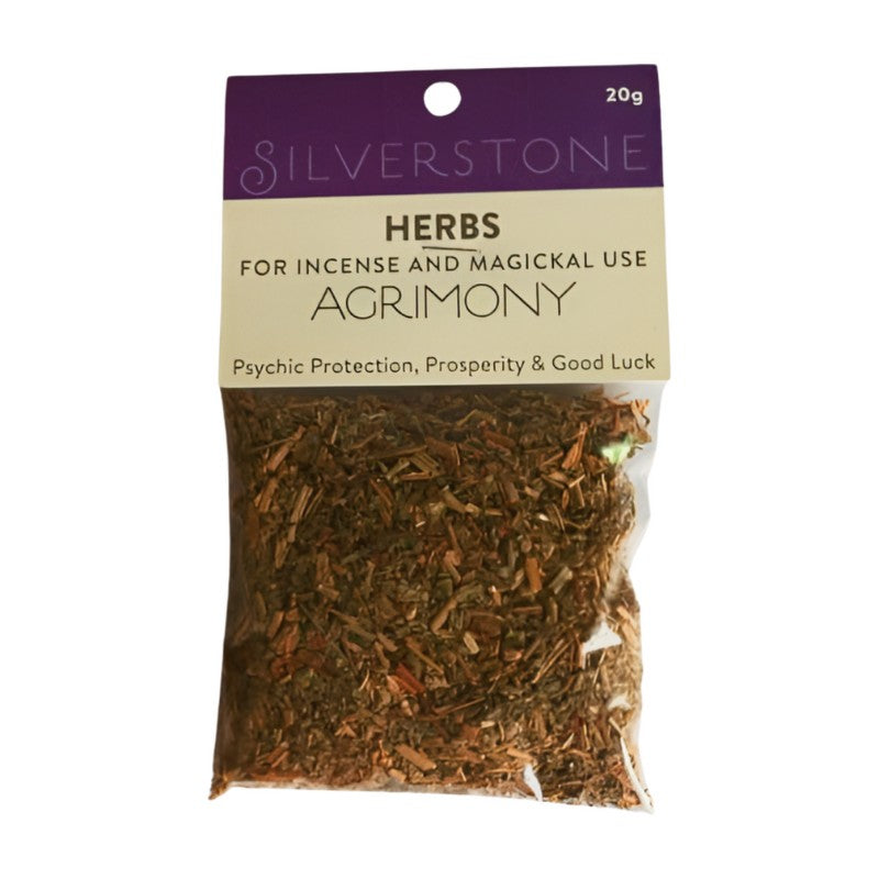 packet of loose dried herbs- agrimony