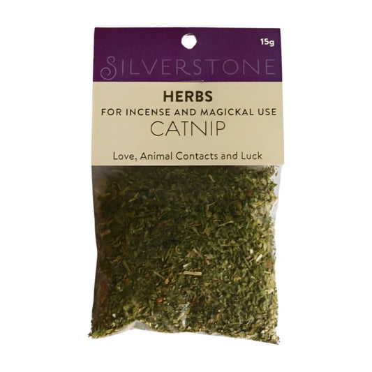 packet of loose dried herbs- catnip