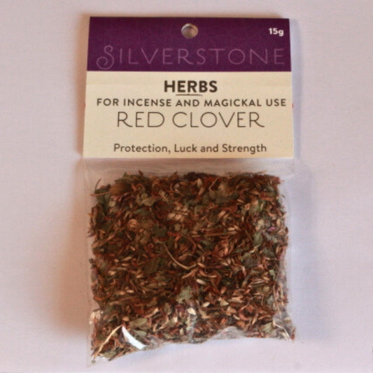 paket of dried herbs- red clover