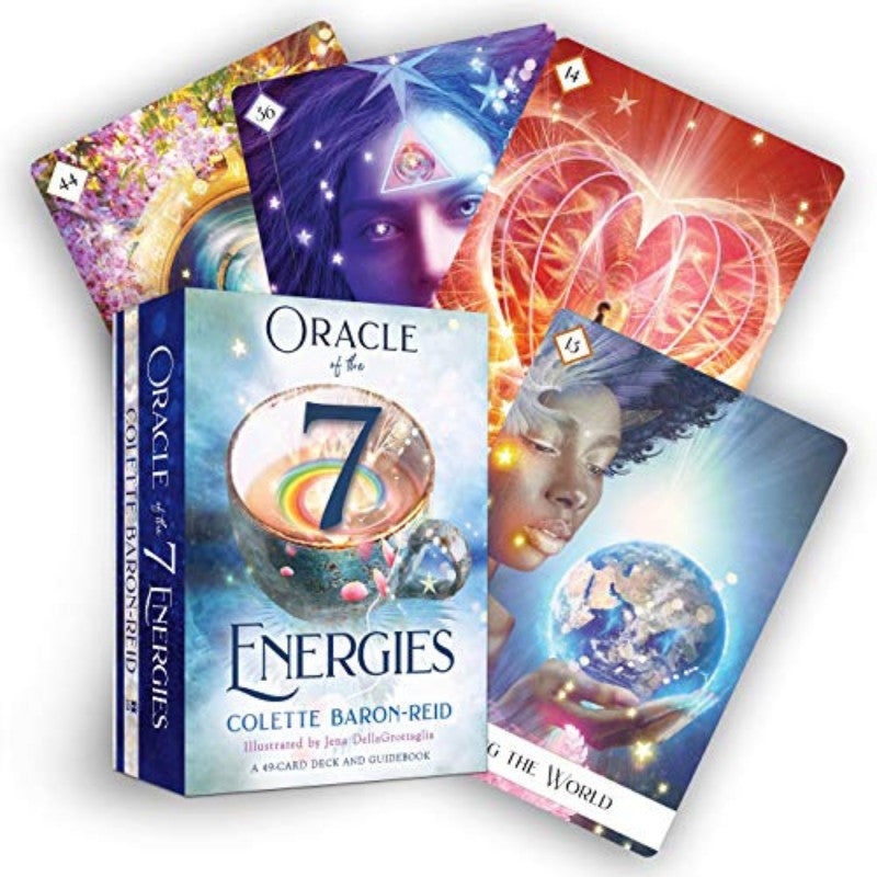 Oracle of the 7 Energies Deck with 4 cards showing