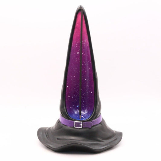 Large Polystone Witches Hat Incense Burner