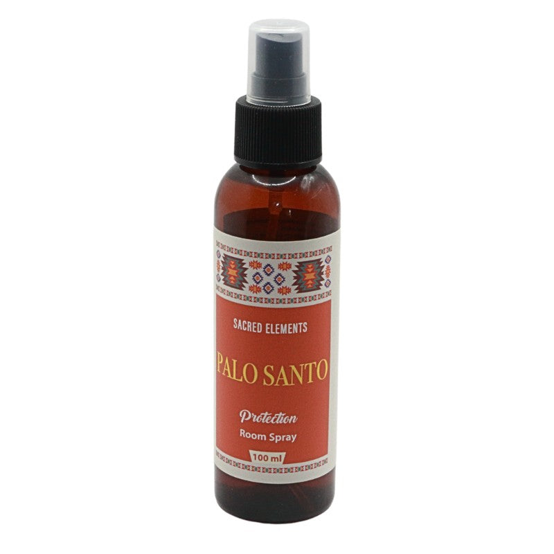 Sacred Elements brand Palo Santo smudge spray bottle