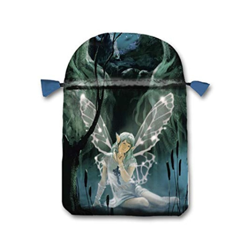 tarot bag with an image of a fairy 
