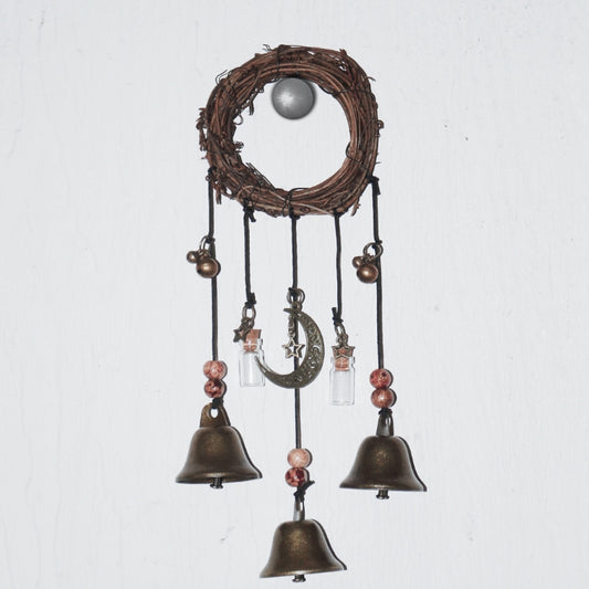 set of 3 bells on a wreath