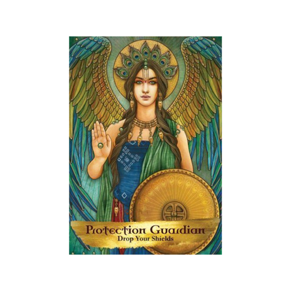 Protection guardian card from the Angels and Ancestors Oracle Cards by Kyle Gray